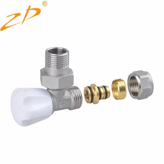 1/2 Inch Angle Pattern Manual Brass Radiator Valve
